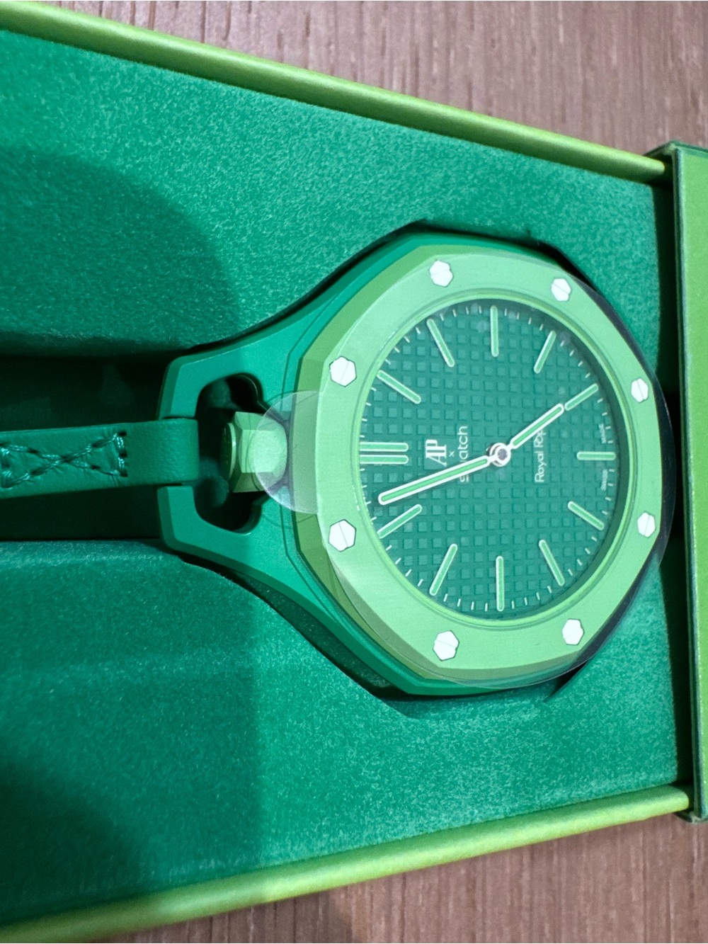 Audemars Piguet x Swatch Royal Pop Green Eight Watch